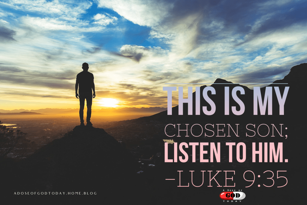 It is through prayer and listening that we allow God to transform&nbsp;us