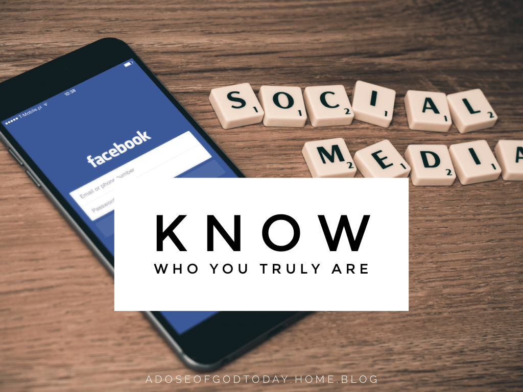 Knowing who we truly&nbsp;are